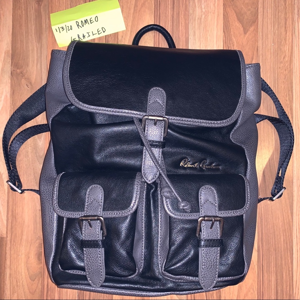 Robert Graham Leather travel bag